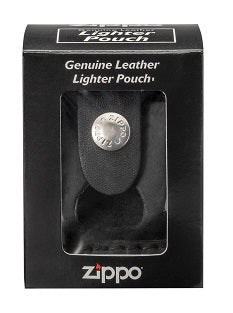 Zippo etui LPTBK z zanko in odprtino za palec, črn