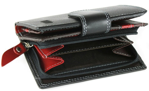 Mano M17702BK/RE Denarnica črno/rdeča