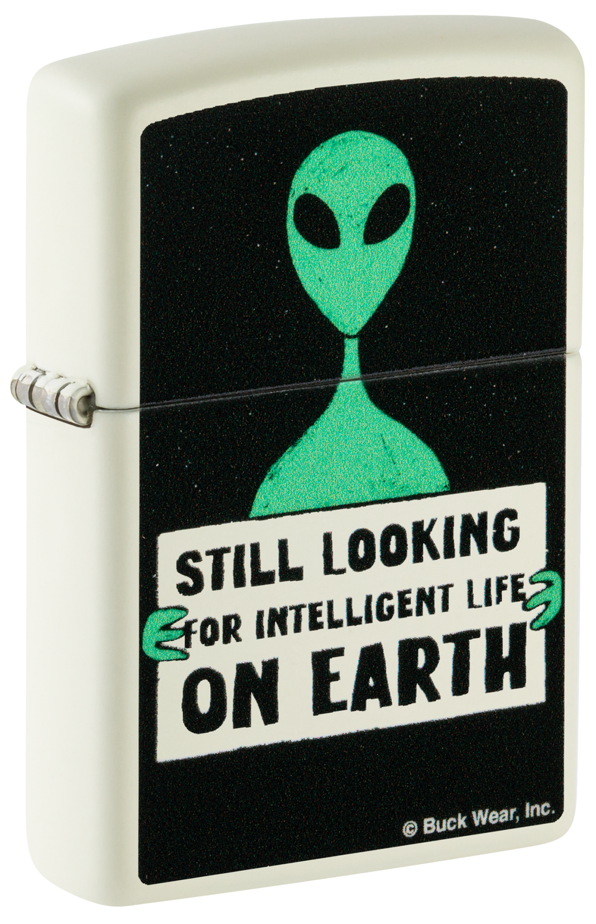 Zippo vžigalnik 46092 Alien Glow in the Dark by Buck Wear