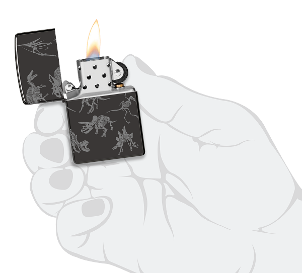 Zippo 60.007.083 vžigalnik Dinosaur Skeletons