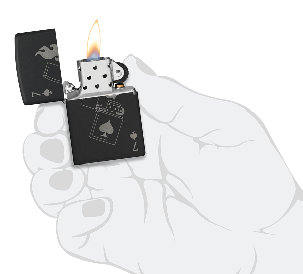 Zippo 47134 vžigalnik Lighter Lucky Spade 7