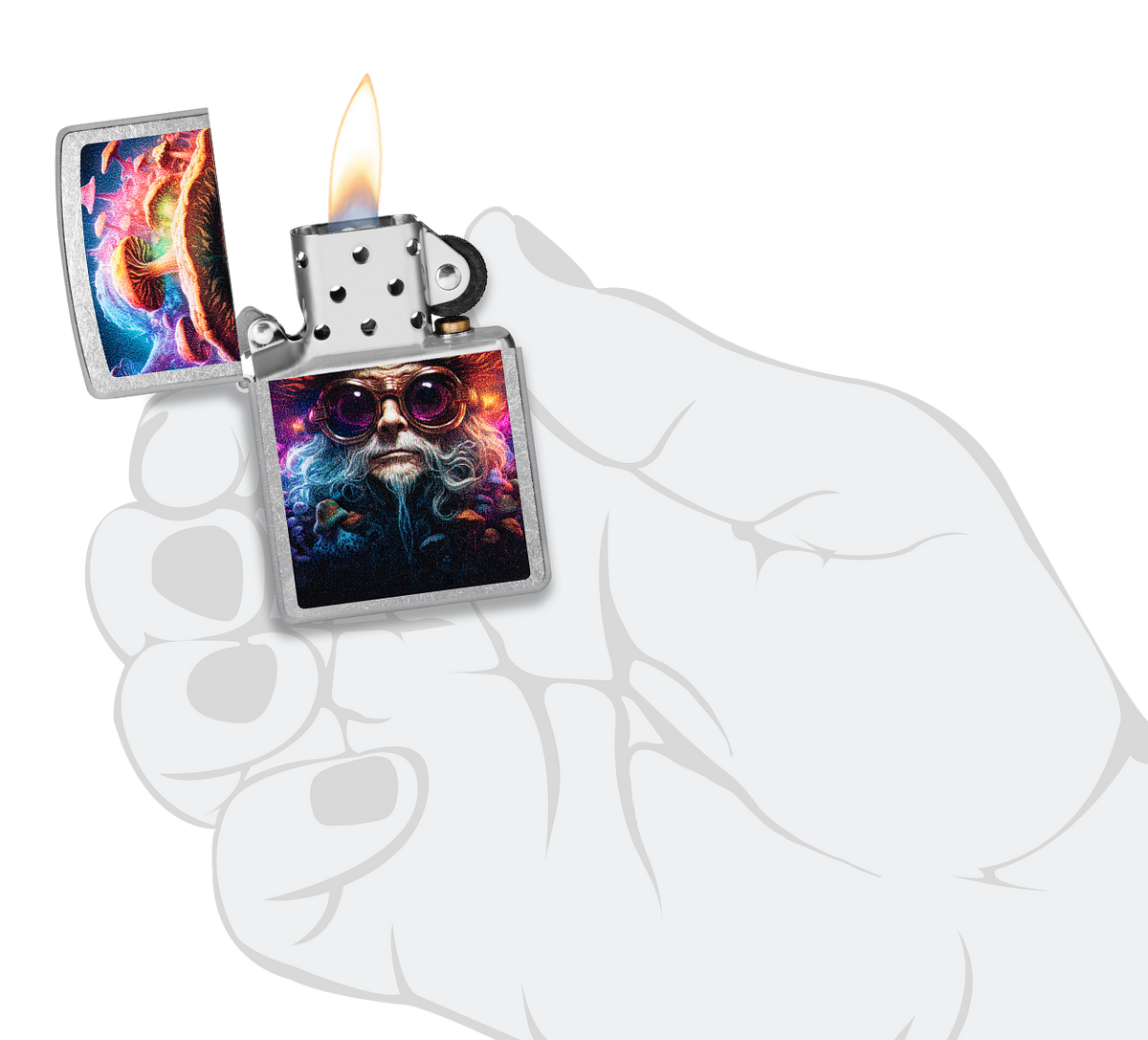 Zippo 47184 vžigalnik Mushroom Man