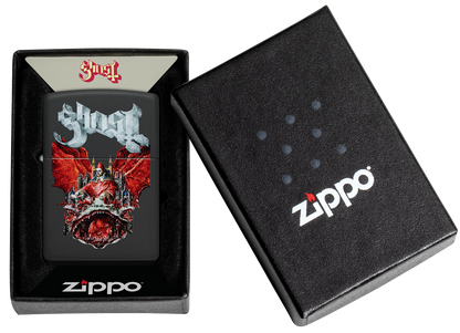 Zippo 47233 vžigalnik Ghost, Black Matte