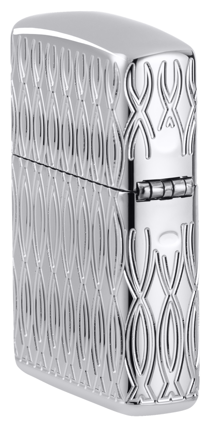 Zippo vžigalnik 48838 Flame Armor HP Chrome