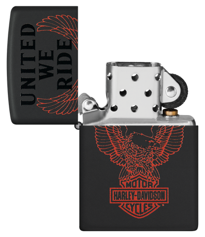 Zippo vžigalnik 48983 Harley Davidson® United We Ride