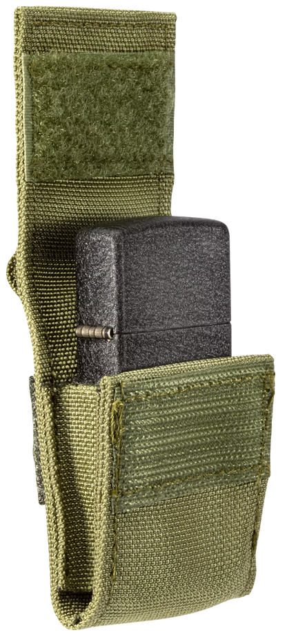 Zippo vžigalnik 49400 Black Crackle in etui OD Green Pouch