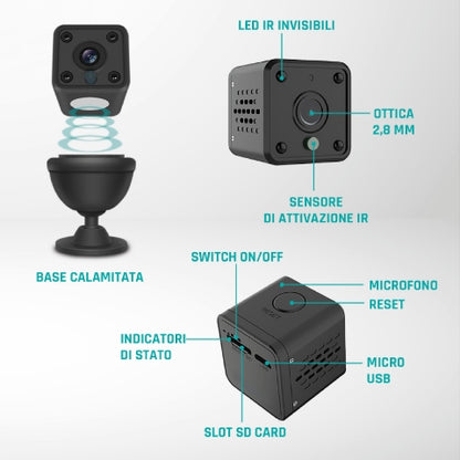 Kamera 67689403 notranja mini WI-FI HD 720P