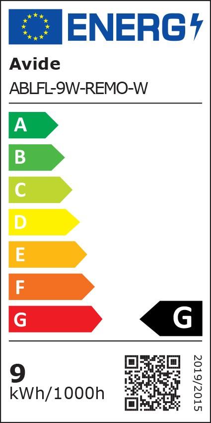 Svetilka talna LED Remo RC 9W  bela ABLFL-9W-REMO-W-DE