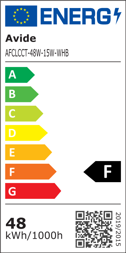 Svetilka stropna Whitney z ventilatorjem, Črna, AFCLCCT-48W-15W-WHB