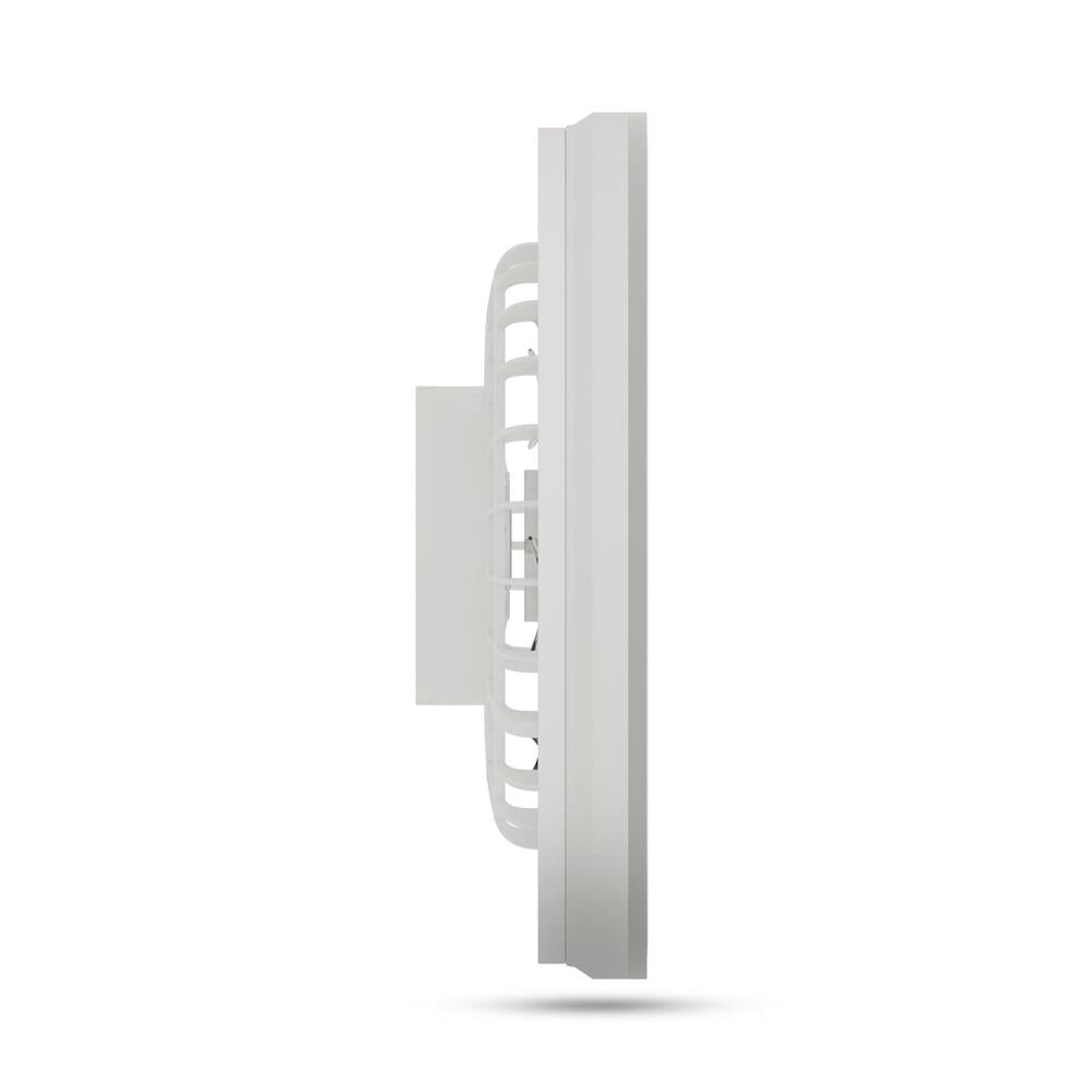 Svetilka stropna Whitney z ventilatorjem, Srebrna, AFCLCCT-48W-15W-WHS