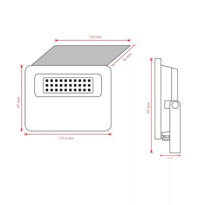 Asalite ASAL0275 Reflektor LED Slim solarni 10W 4000K 1300 lm + senzor