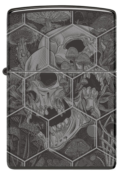Zippo 46425 vžigalnik Hexagon Trippy Skull