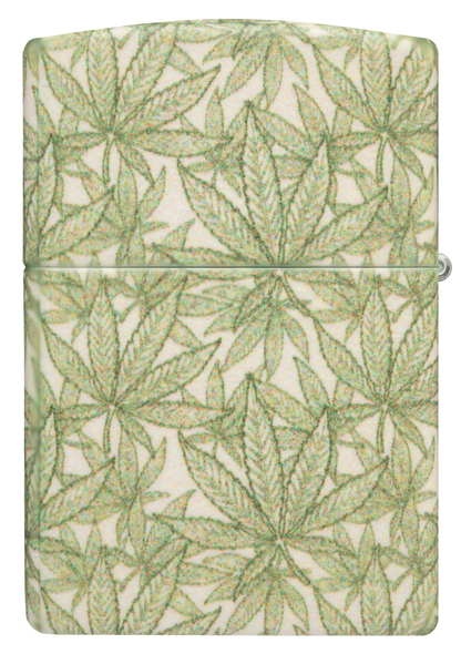 Zippo vžigalnik 49804 Green Cannabis