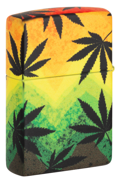 Zippo vžigalnik 49806 Rasta Cannabis