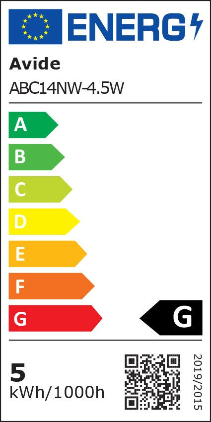 Avide 931067 Žarnica Candle LED 4.5W E14 4000K 470lm C35