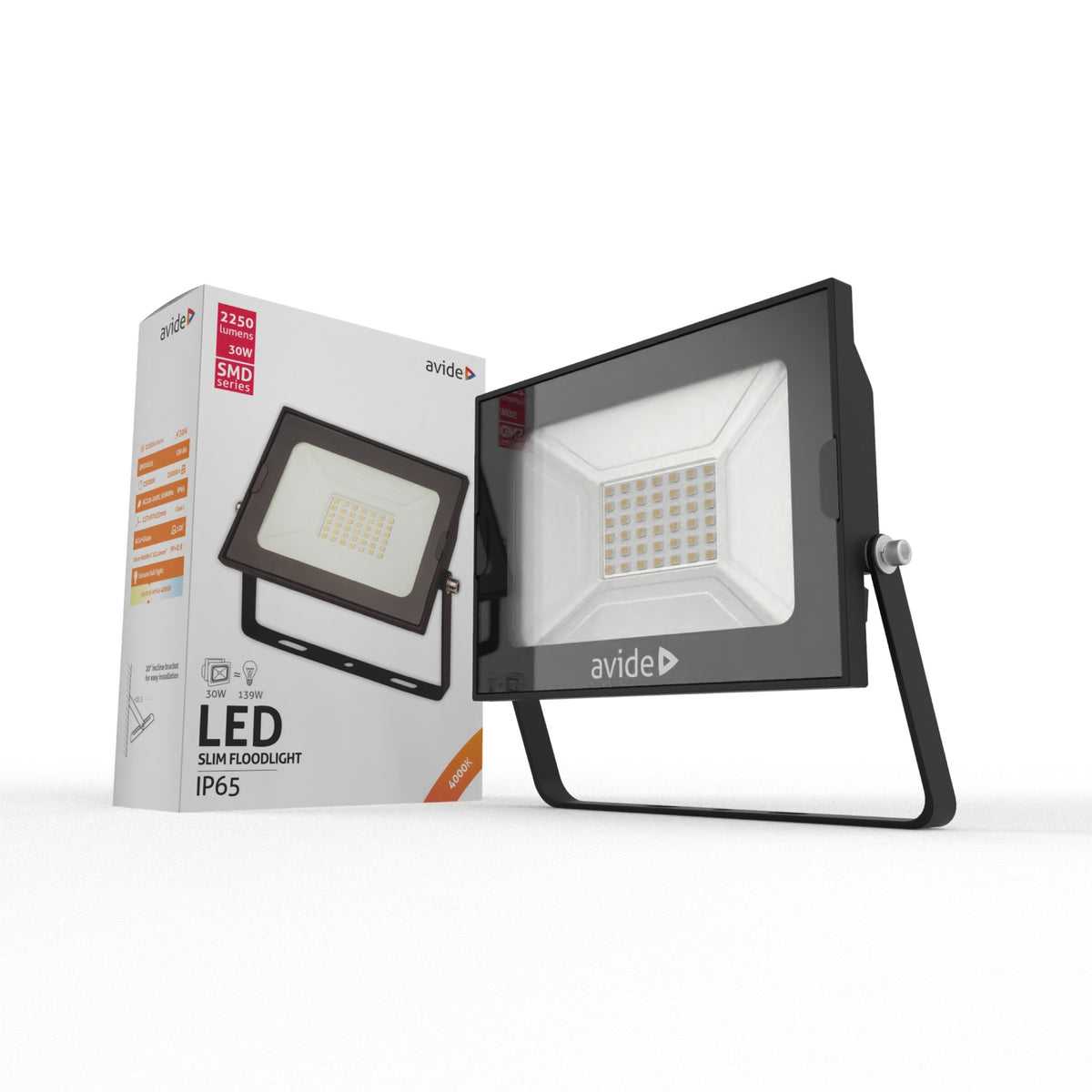 Avide 908946 SMD LED Reflektor Slim 30W NW 2250 lm